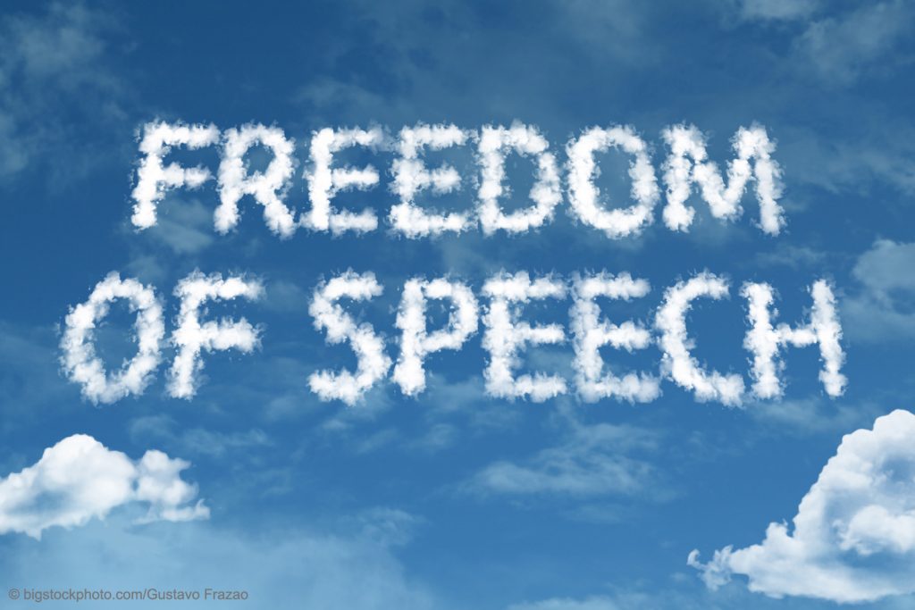 Freedom of Speech on Campus - DOES GOD EXIST? TODAY